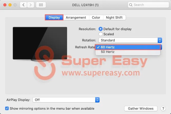How to change monitor refresh rate quickly & easily Super Easy