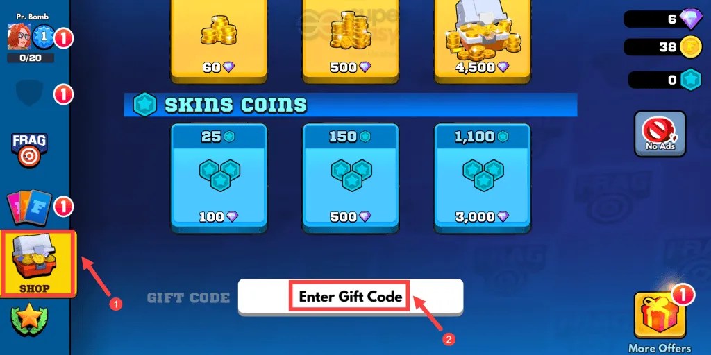 [Updated] FRAG Pro Shooter Gift Codes 2021 Super Easy