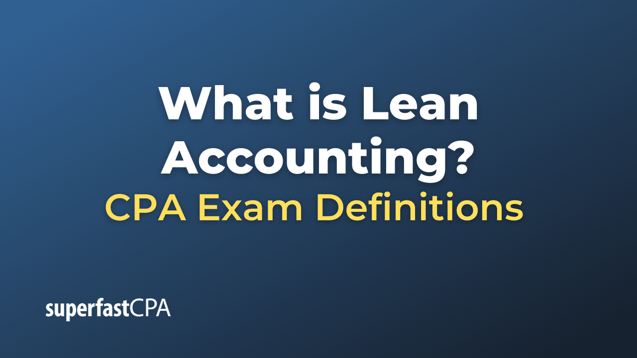 What is Lean Accounting?