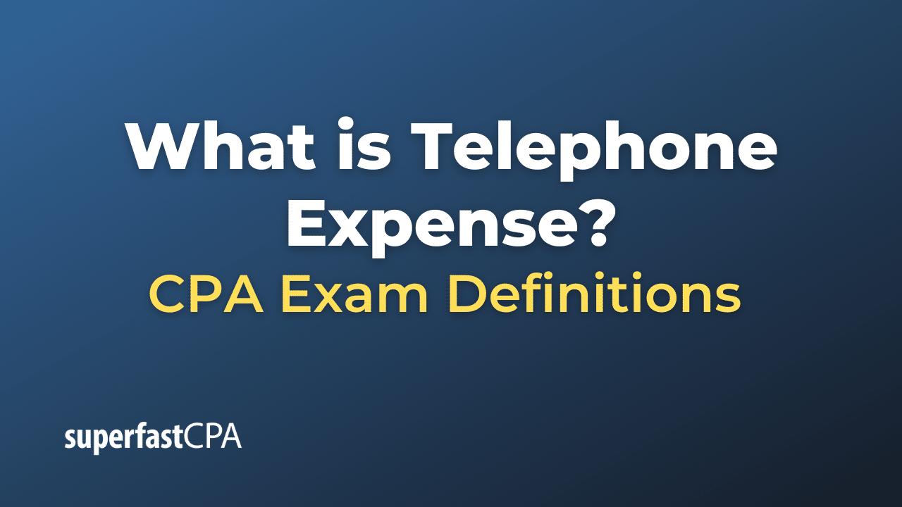 What is Telephone Expense?