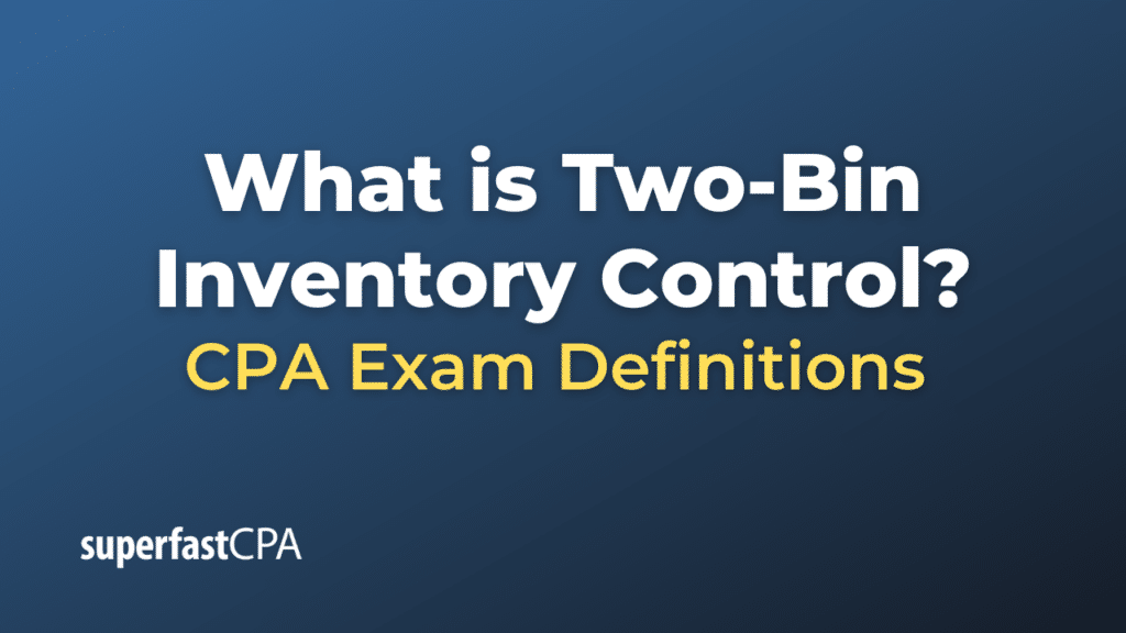 What is TwoBin Inventory Control?