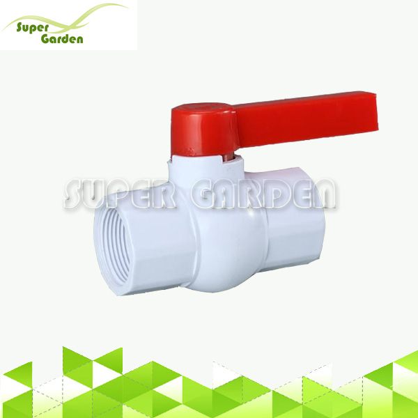 Plastic PVC Octagonal Ball Valve With Single Handle