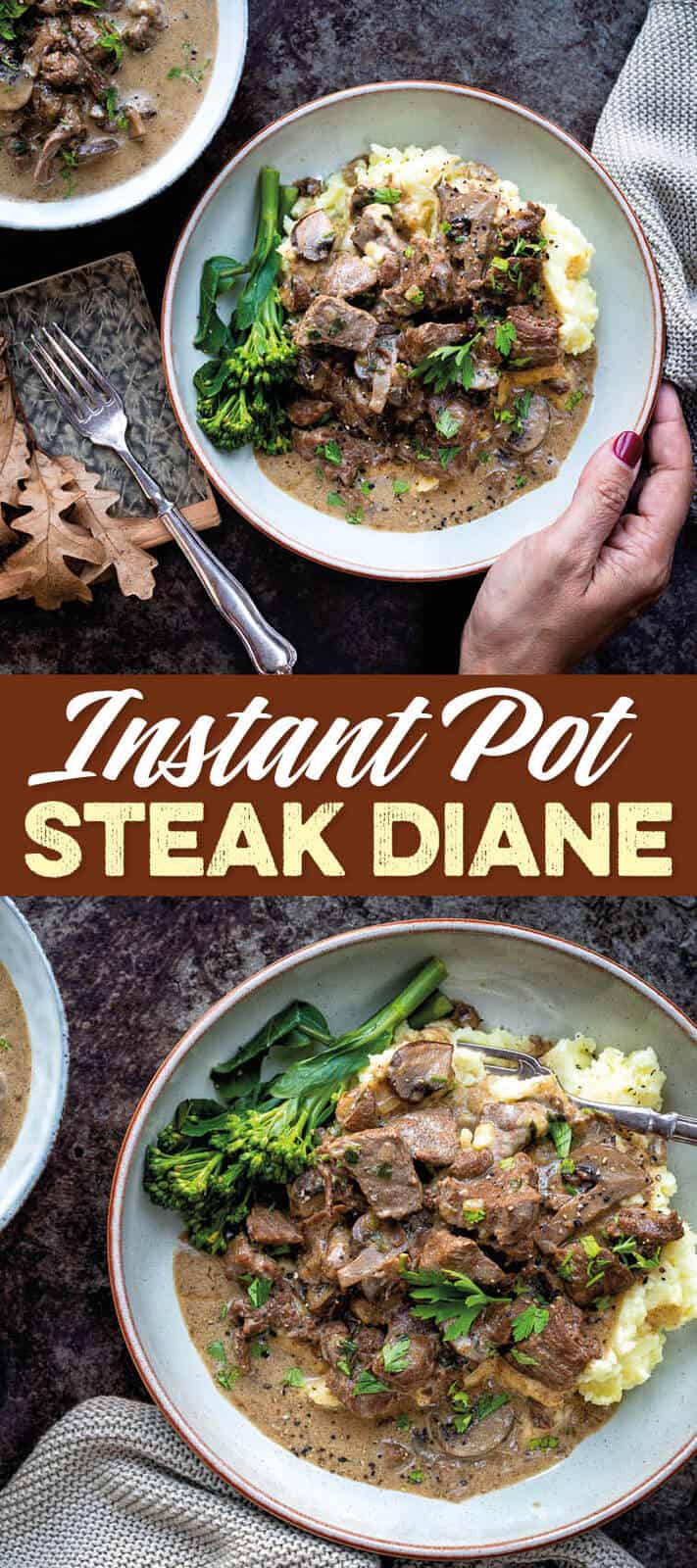 Instant Pot Steak Diane Supergolden Bakes