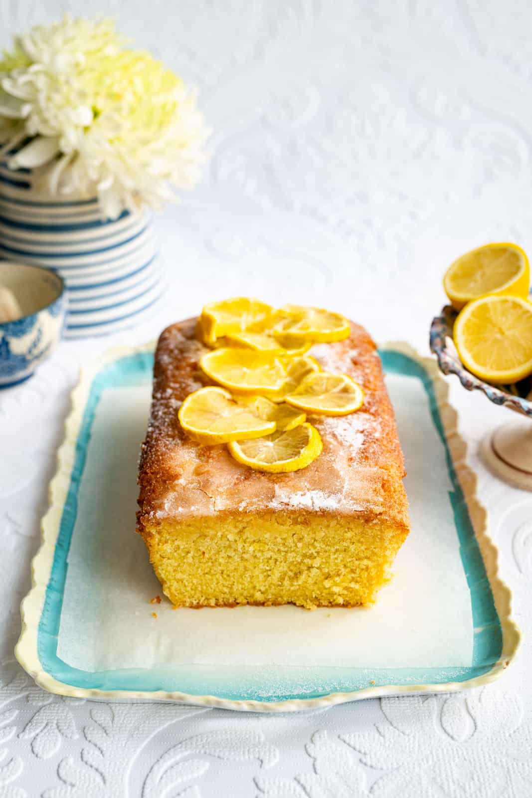 Easy Lemon Drizzle Loaf Cake Only 5 Ingredients! Supergolden Bakes