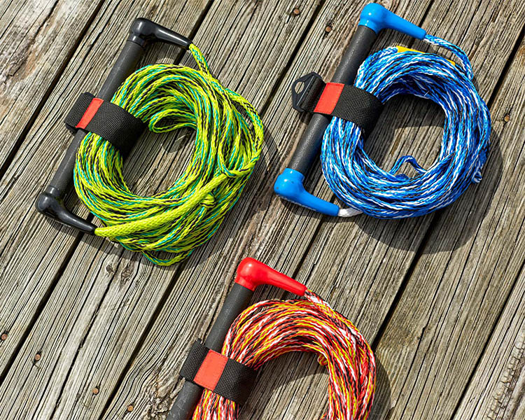 Water Sports Waterski Water Ski Rope With Radius Handle And Eva Grip