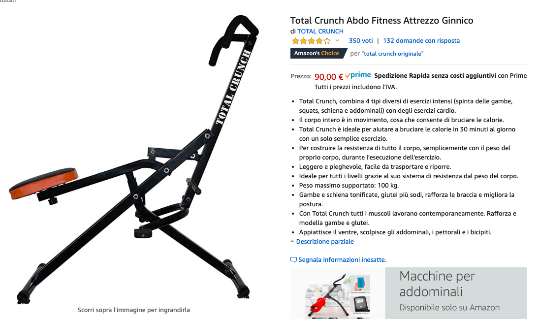 Total Crunch Evolution, Body Crunch, Recensioni e Esercizi