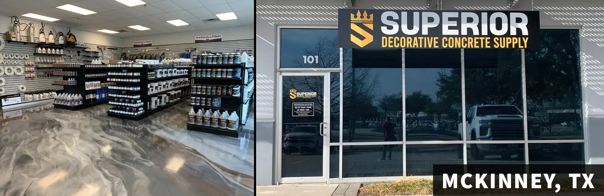 Supplies for decorative concrete supply Projects and Contractors