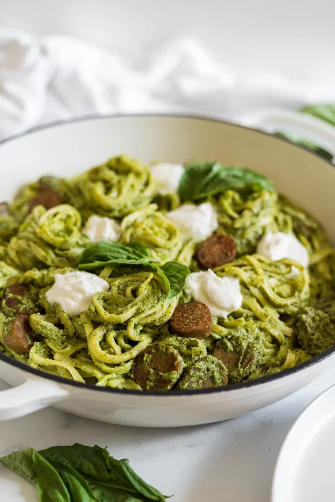 Pesto Ricotta Pasta Supermom Eats
