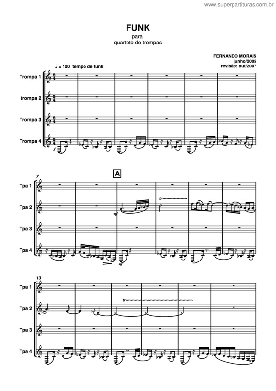 Super Partituras Funk (Fernando Morais), com cifra