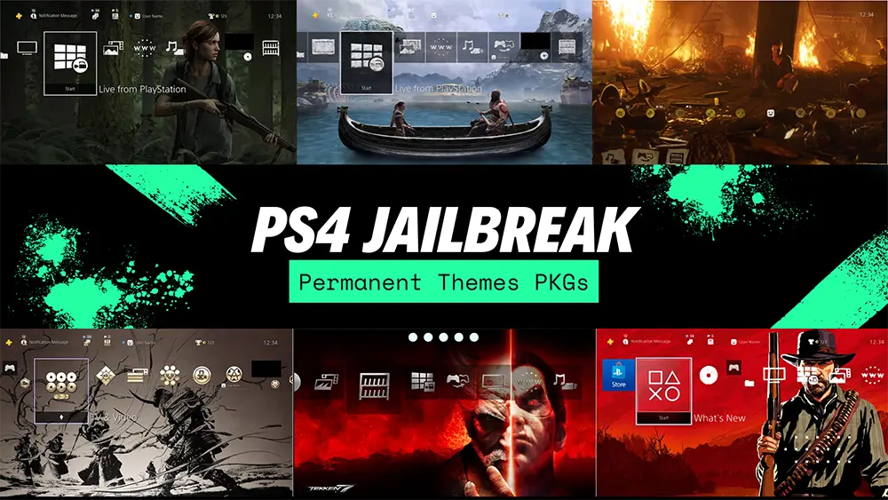 PS4 Permanent Themes PS4 Jailbreak 9.00 or Lower