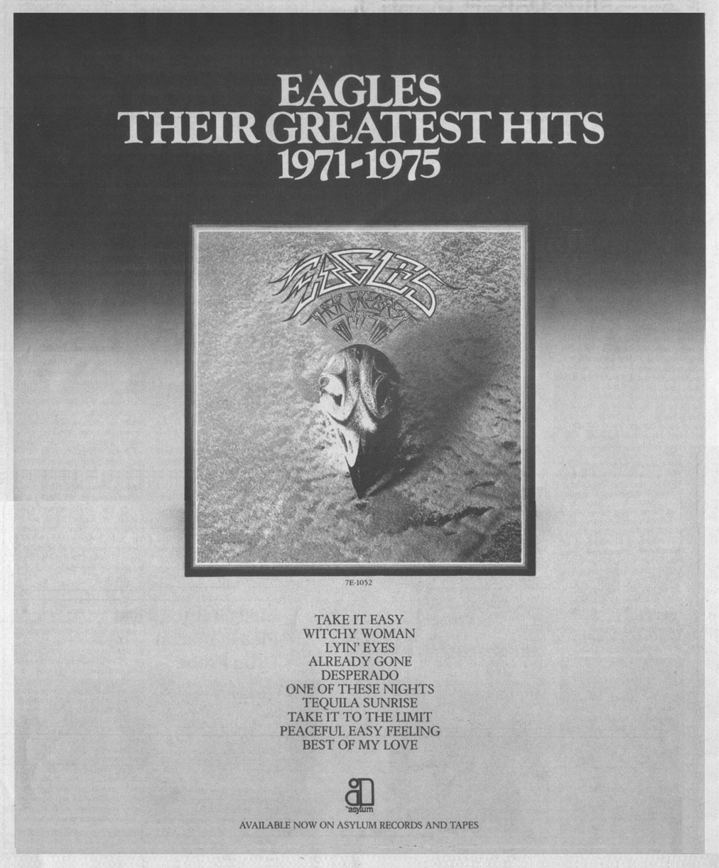 Eagles Their Greatest Hits 197175