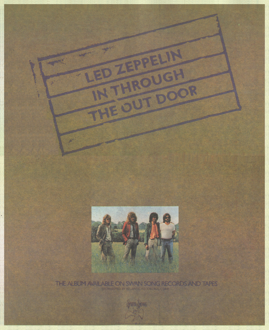 Led Zeppelin In Through the Out Door
