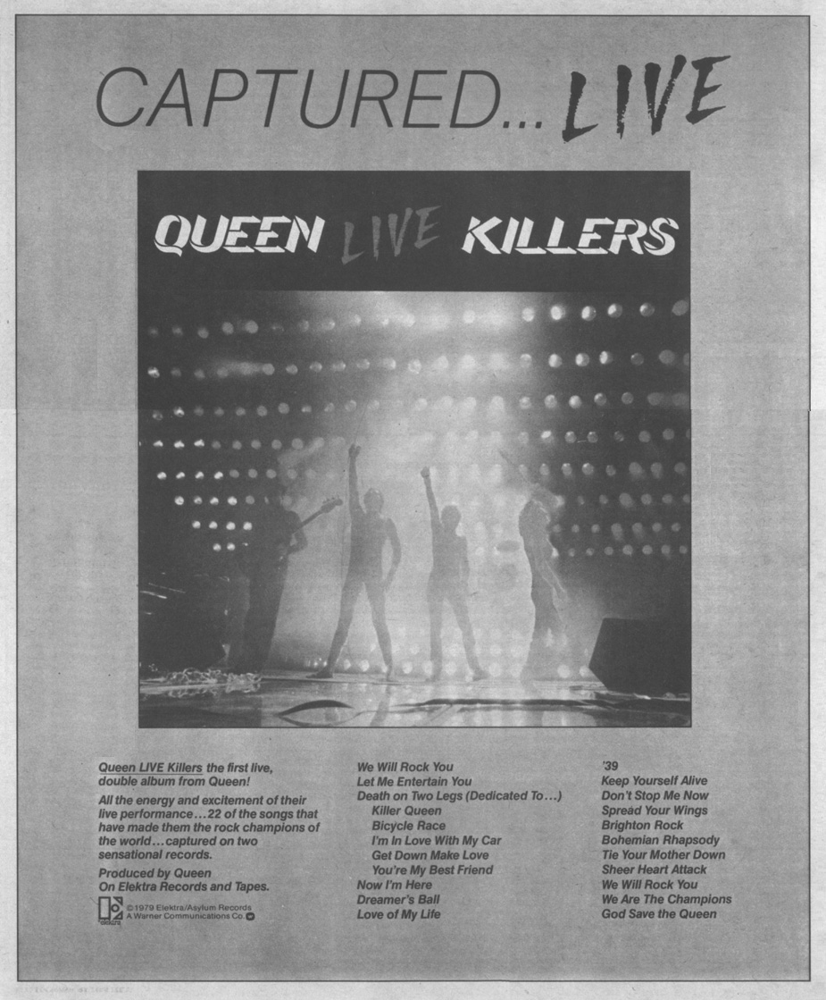 Queen Live Killers