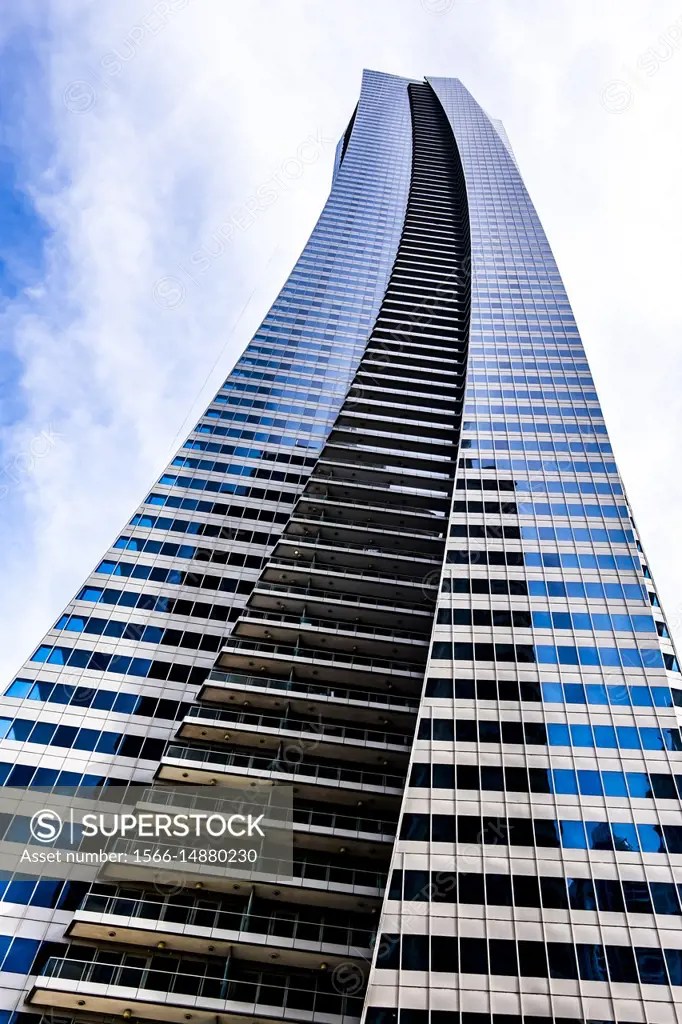 Ocean Heights Tower at Dubai Marina, Dubai, UAE. SuperStock