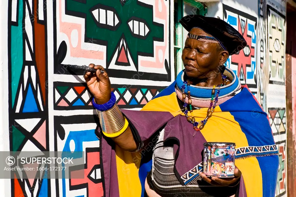 Africa, South Africa, Mpumalanga Province, KwaNdebele, Ndebele tribe