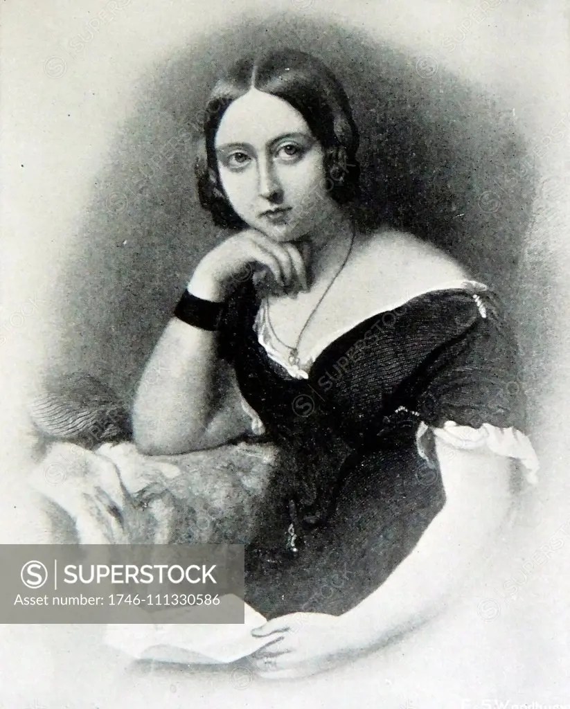 Queen Victoria (18191901) Portrait of Queen Victoria in her first