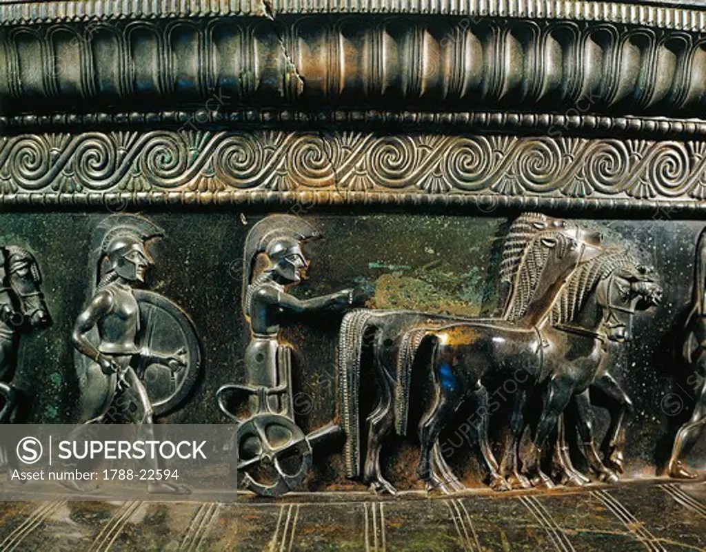 France, Burgundy, Vix krater (vase used to mix wine and water) from the