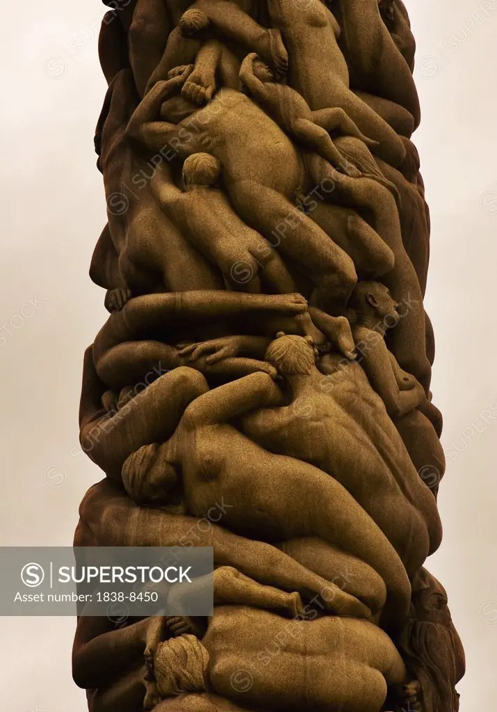 Sculpture of a Pile of Nude Bodies by Gustav Vigeland, Oslo, Norway