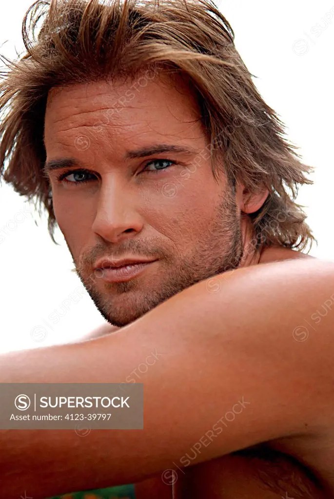 Half_naked man. - SuperStock