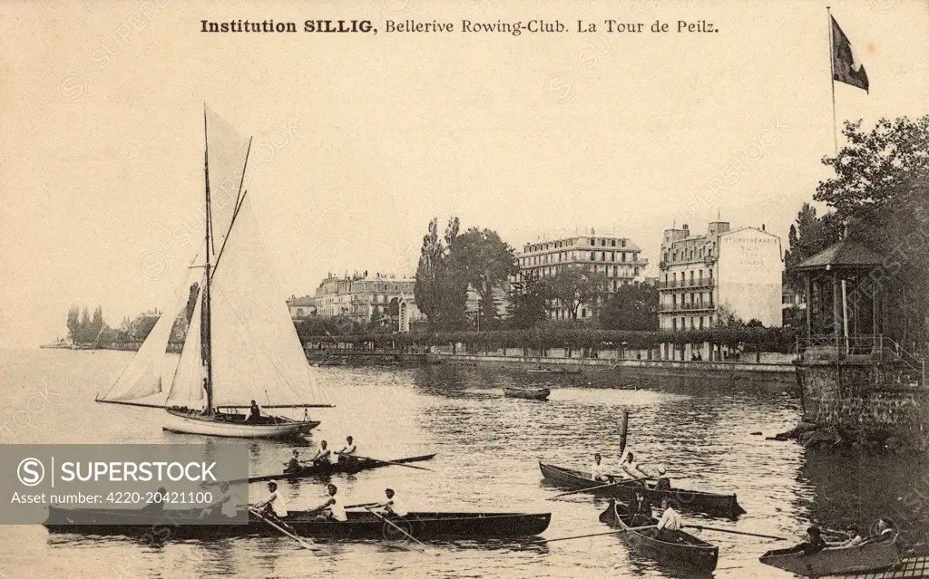 L'Institut Sillig, Vevey, Switzerland La Tour de Peilz. The Bellerive