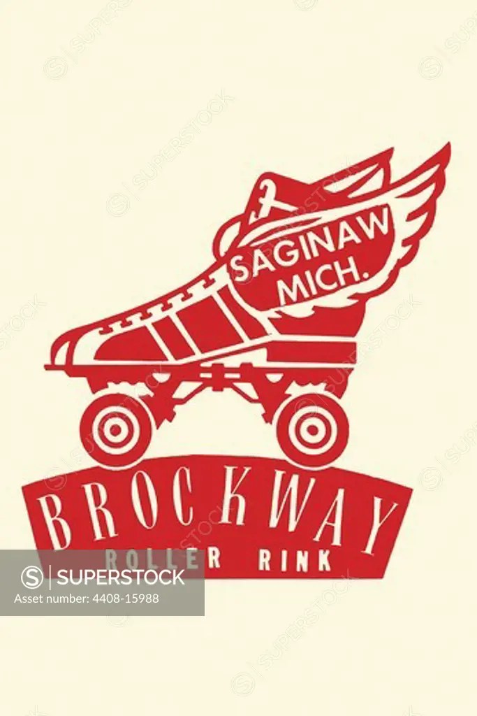 Brockway Roller Rink, Roller Skating SuperStock