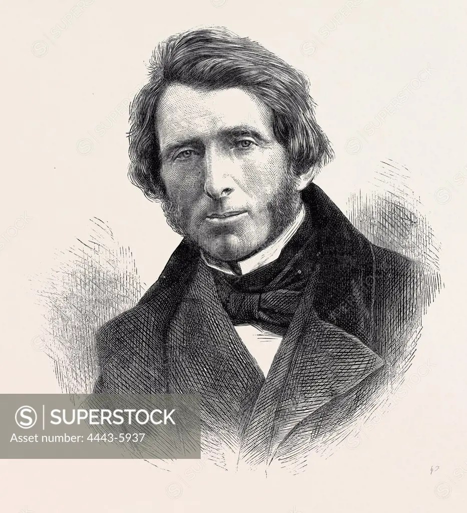 MR. JOHN RUSKIN, 1871 SuperStock