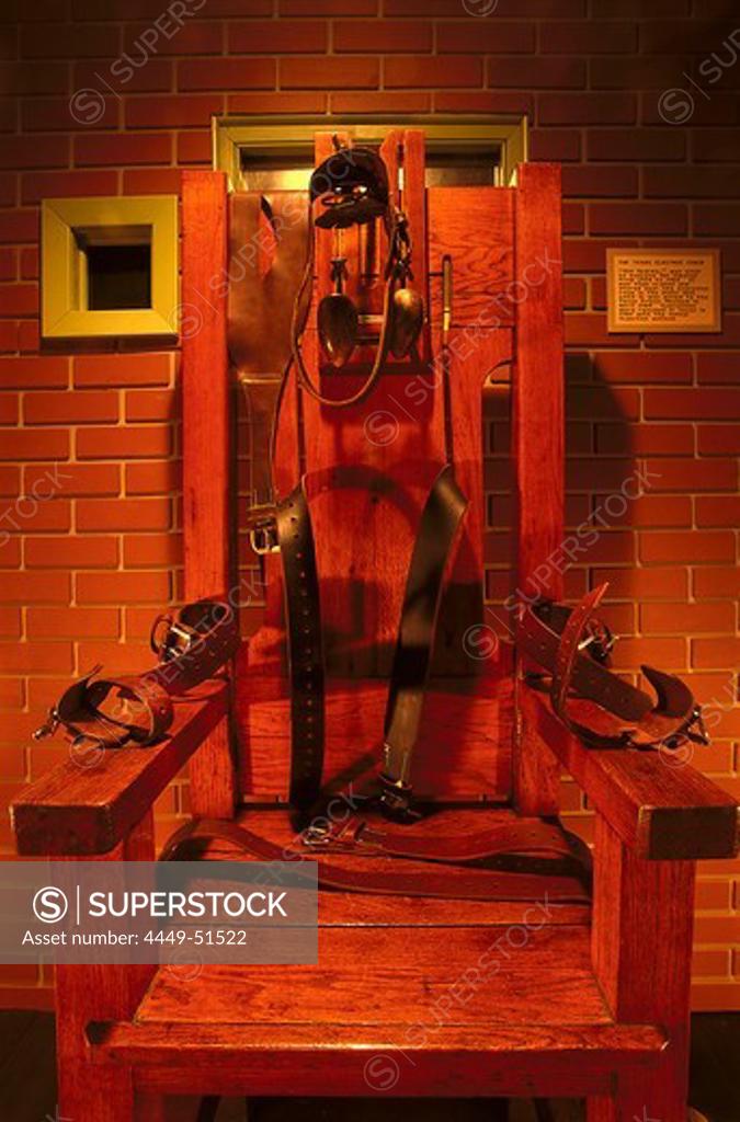 Electric Chair 'Old Sparky', Huntsville Prison Museum, Texas, USA