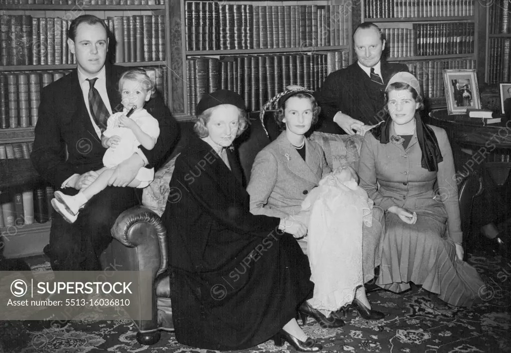 Emma Mary And Godparents After The Christening Today Left of right