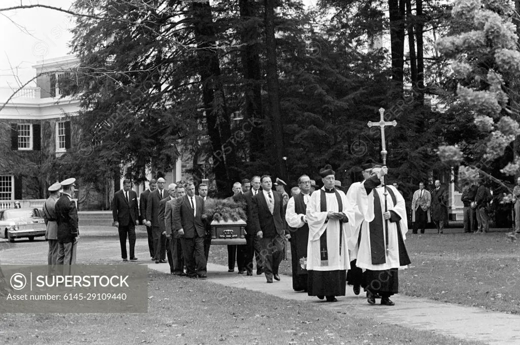 Funeral services for Mrs. Eleanor Roosevelt, Hyde Park, New York