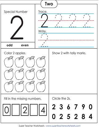 Apple-Themed Worksheets