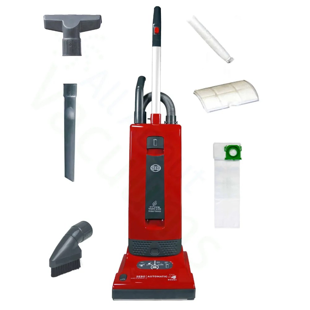 Sebo Automatic X4 Boost Upright Vacuum Cleaner Red 90505AM