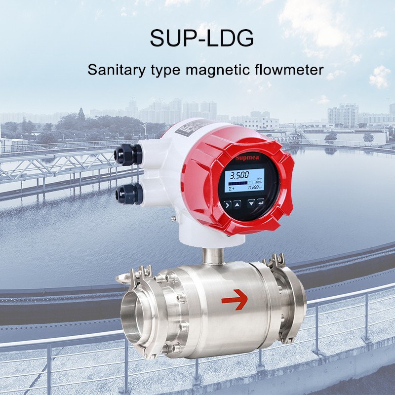 Sanitary flowmeter for food processing Supmea Automation