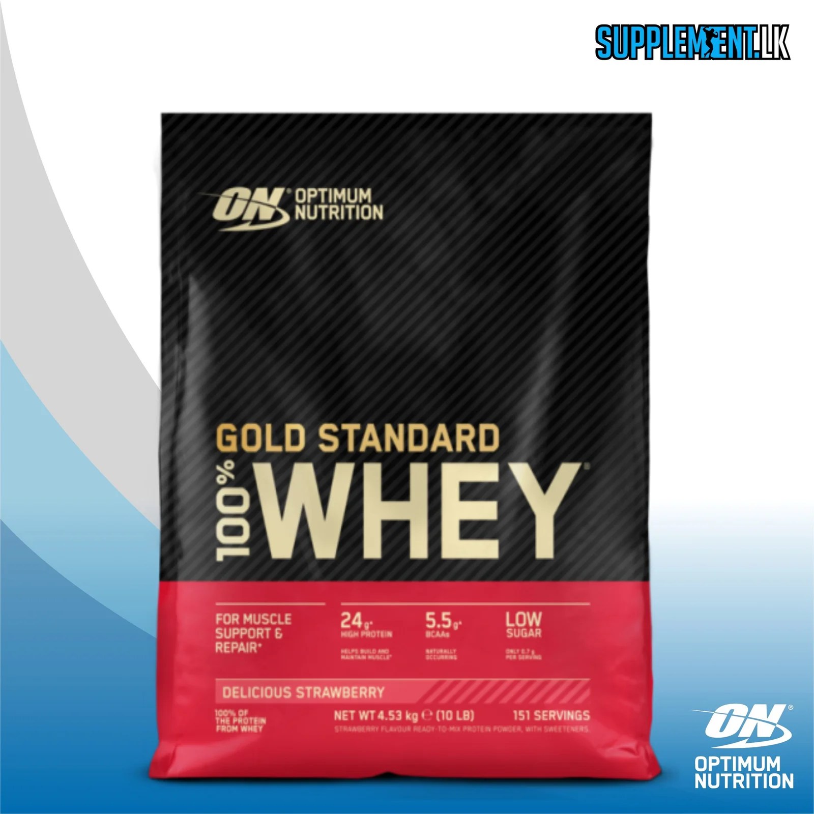 Gold Standard 100 Whey 10lbs Supplement.lk