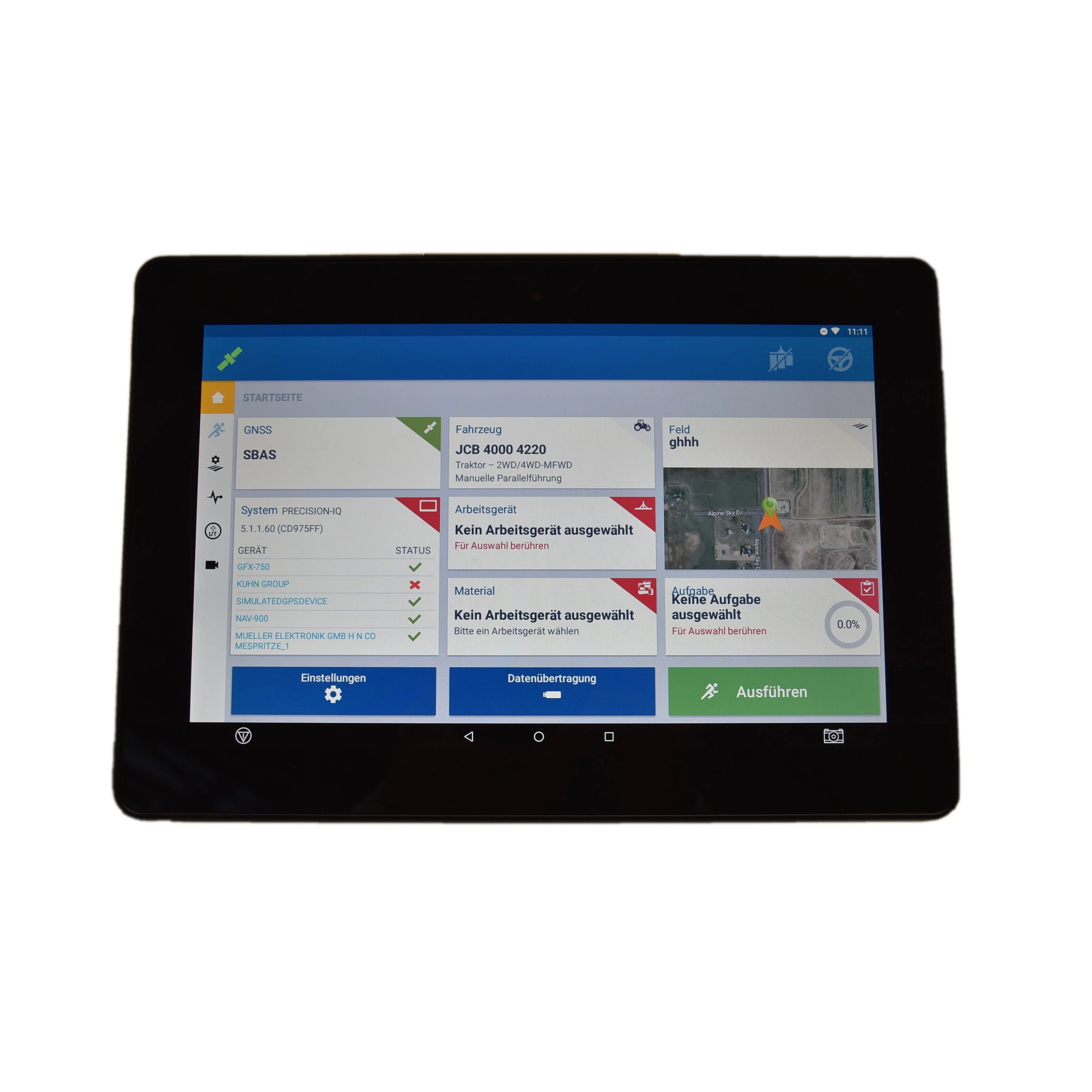 Trimble GFX750 / CNH XCN1050 SupportFarm Smart Farming