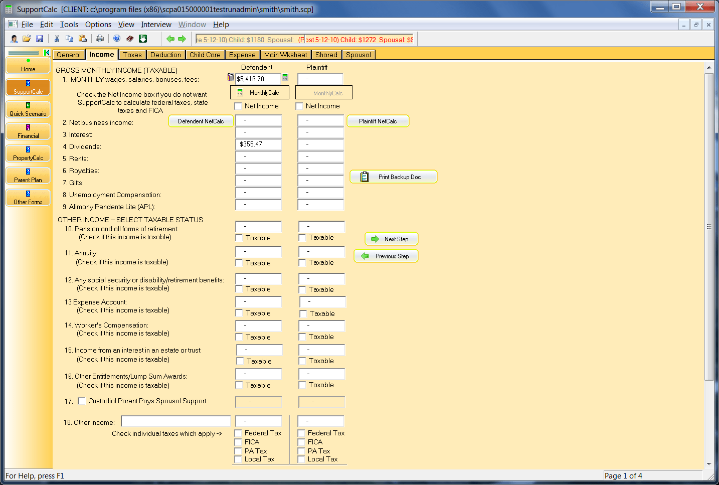 Every Detail of Support Calculations
