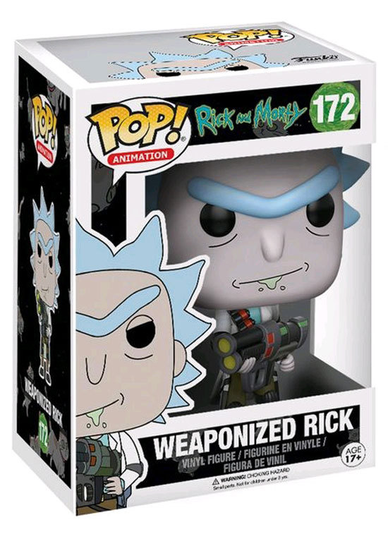 Funko POP! Animation Rick And Morty 172 Weaponized Rick 2017, New