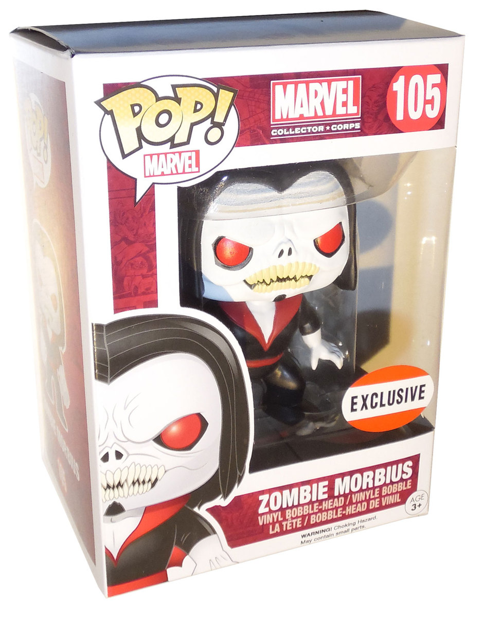 Funko POP! Zombie Morbius Marvel Collector Corps 105 EXCLUSIVE Mint