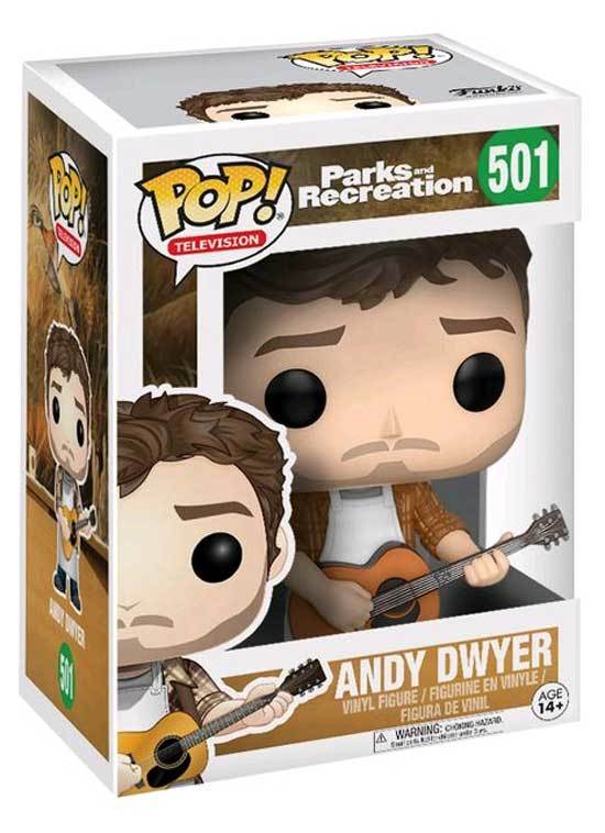 Funko POP! Parks And Recreation 501 Andy Dwyer New Mint Condition