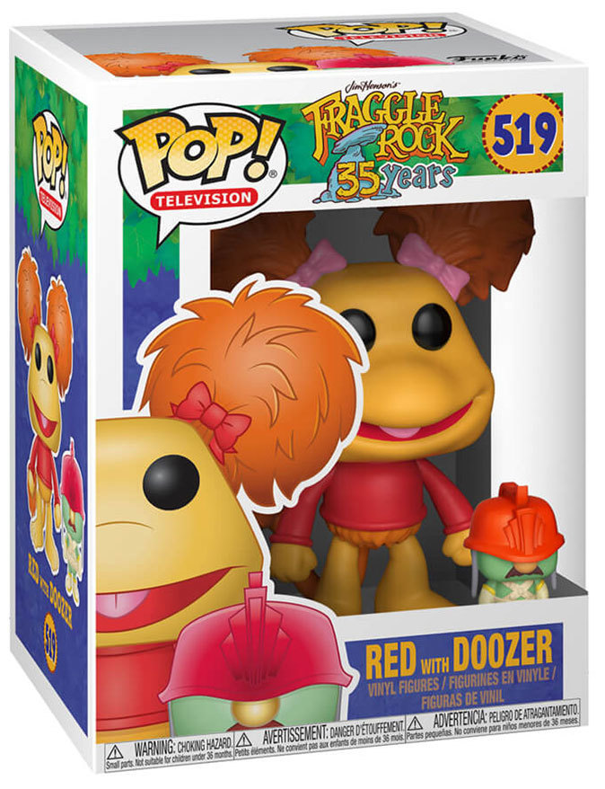 Funko POP! Television Fraggle Rock 35 Years 519 Red With Doozer New
