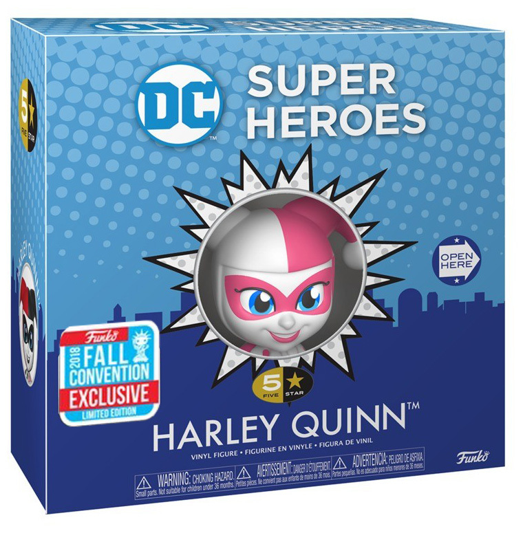Funko 5 Star DC Super Heroes Harley Quinn (Pink) Funko 2018 New York