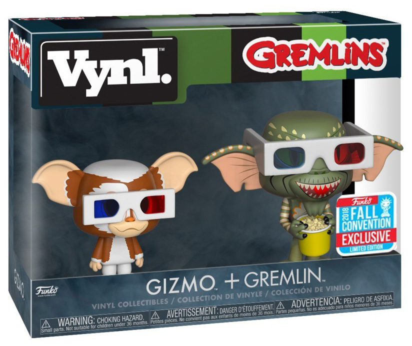 Funko Vynl. Gremlins Gizmo + Gremlin 2 Pack Funko 2018 New York Comic
