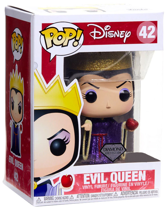 Funko POP! Disney 42 Evil Queen (Glitter) Diamond Collection New