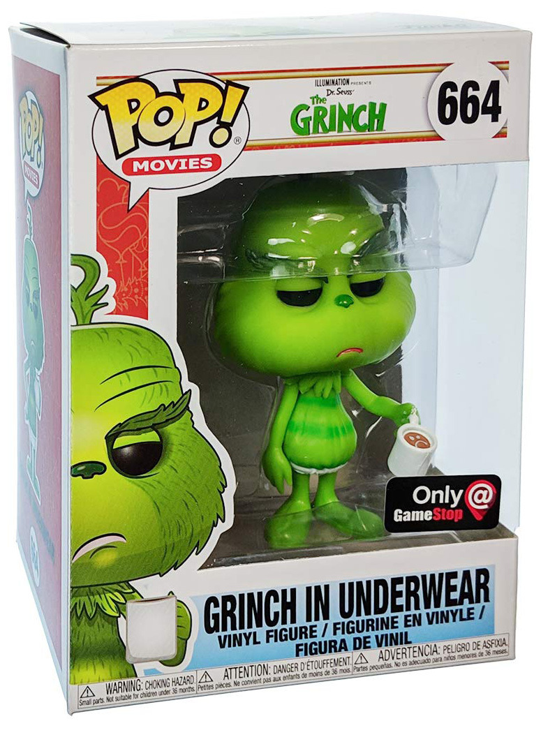 Funko POP! Movies Dr. Seuss The Grinch 664 The Grinch (In Underwear