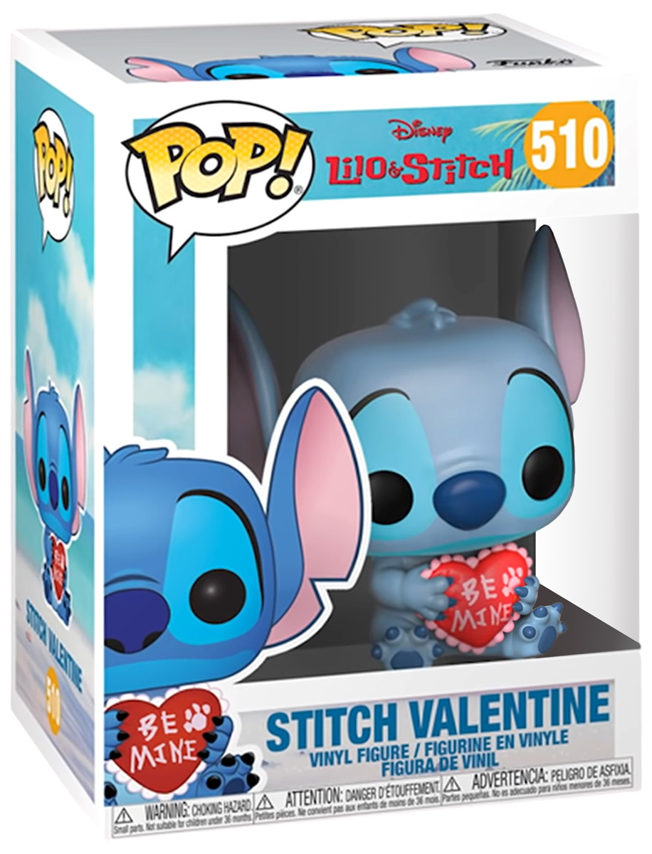 Funko POP! Disney Lilo And Stitch 510 Stitch Valentine New, Mint
