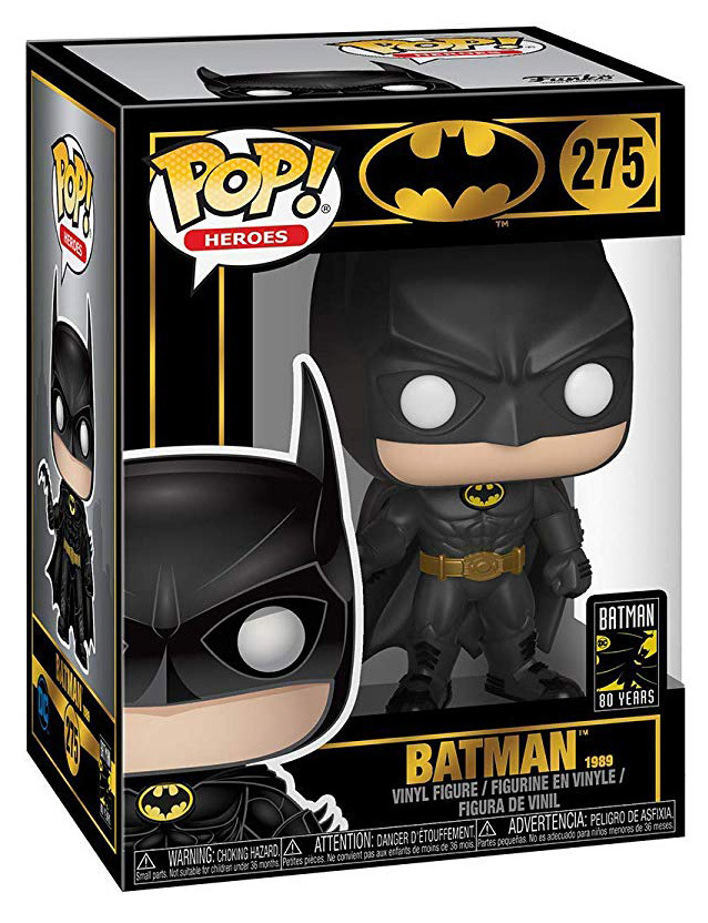 Funko POP! Heroes Batman 80 Years 275 Batman (1989) New, Mint Condition