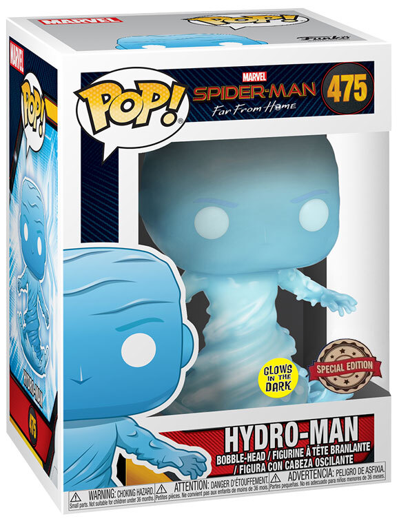Funko POP! Marvel SpiderMan Far From Home 475 HydroMan (Glow In The