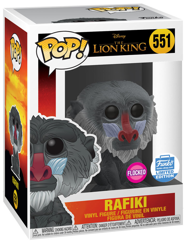 Funko POP! Disney The Lion King 566 Rafiki (Flocked) Funko Shop