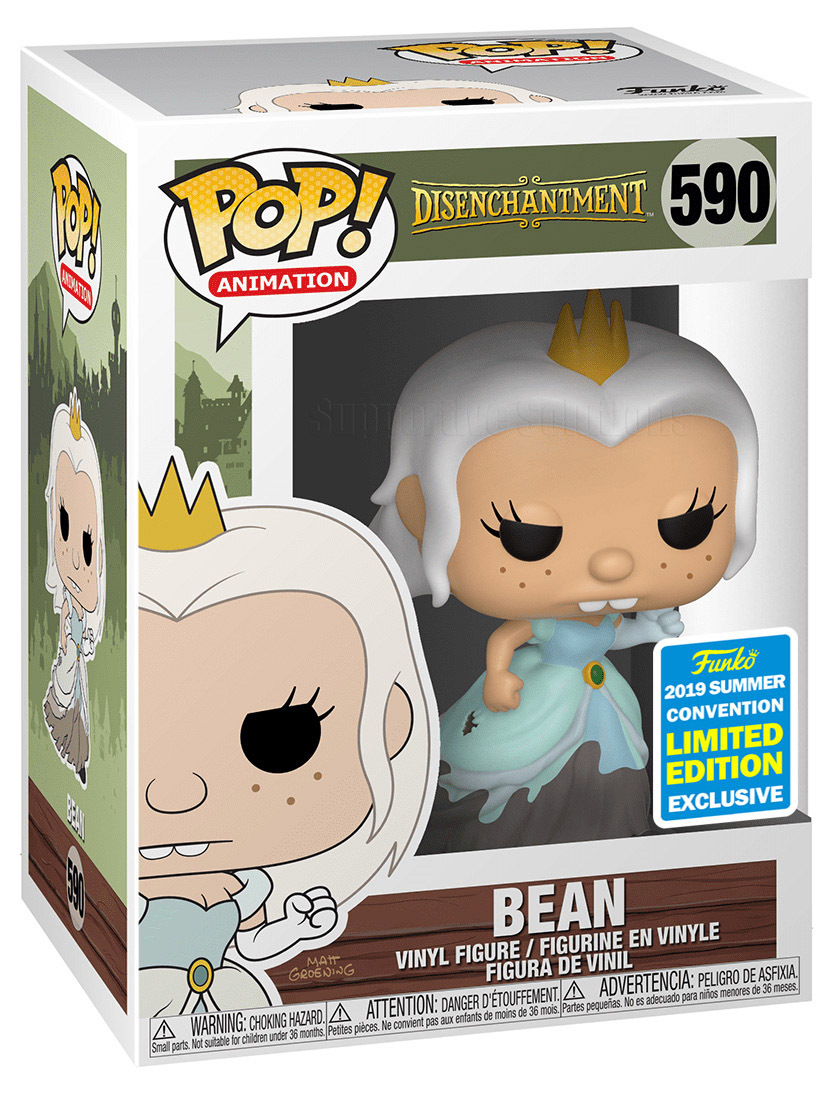 Funko POP! Animation Disenchantment 590 Bean Funko 2019 San Diego
