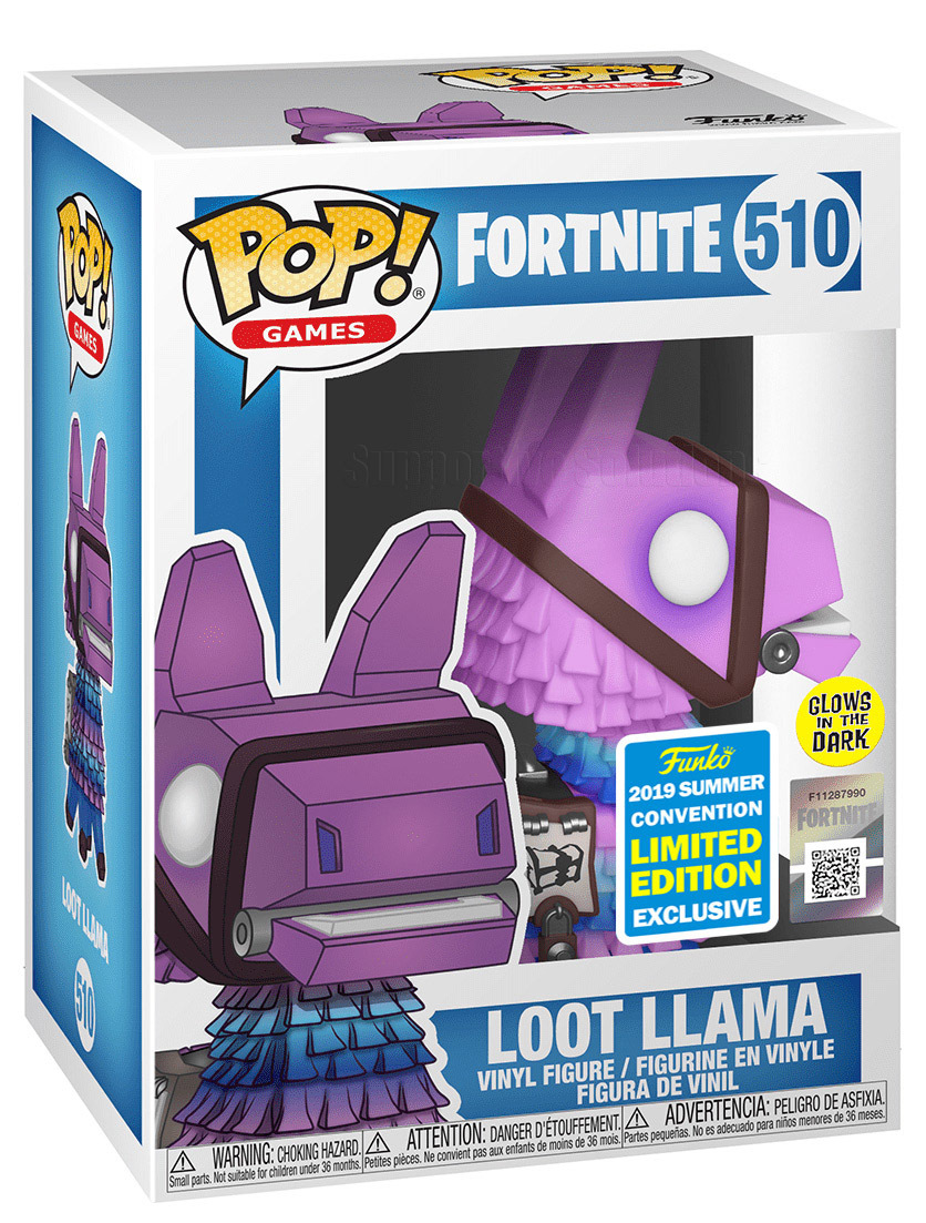 Funko POP! Games Fortnite 510 Loot Llama Funko 2019 San Diego Comic