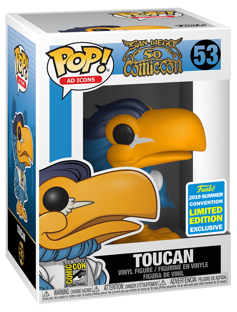 Funko POP! Ad Icons 53 Toucan Funko 2019 San Diego Comic Con (SDCC